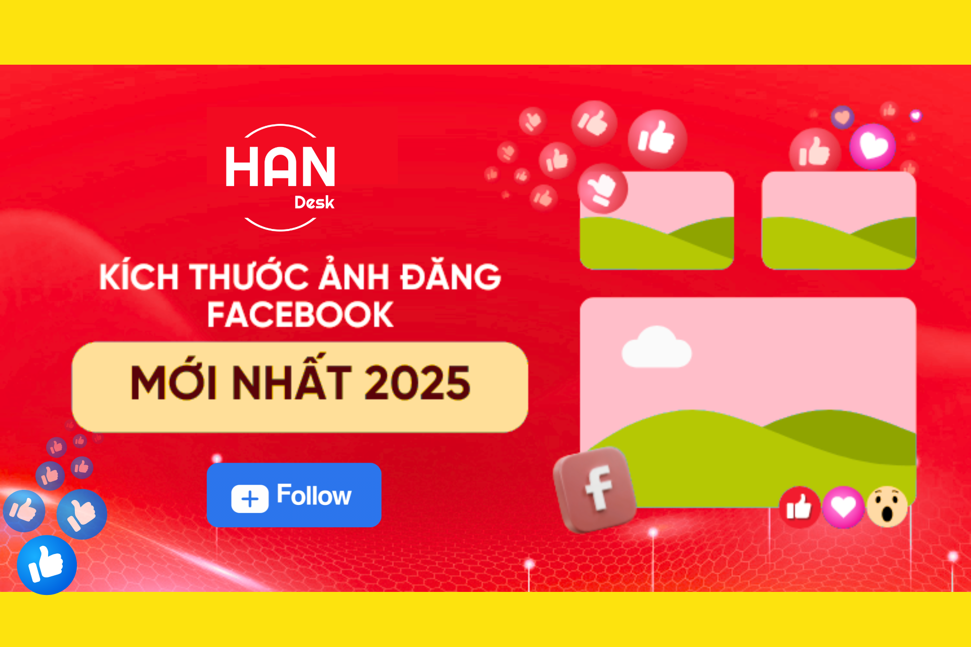 Cập nhật kích thước ảnh Facebook chuẩn nhất 2025